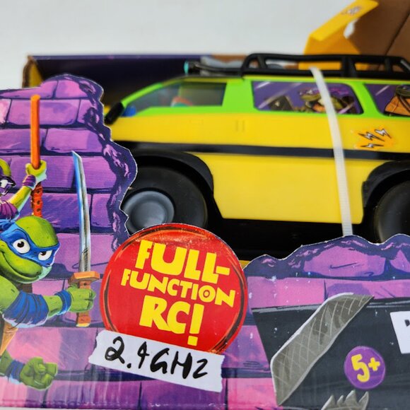 NEW TMNT RC Car Van Remote Control Teenage Mutant Ninja Turtles Toy Pizza Blaste - Picture 16 of 16